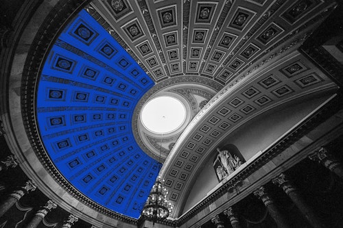 HG Blue Statuary Hall Ceiling