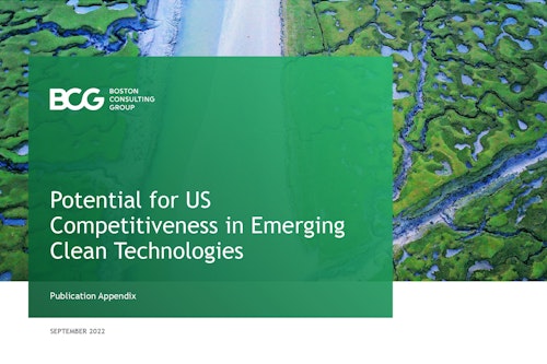 HG Potential for US Competitiveness in Emerging Clean Technologies Appendix